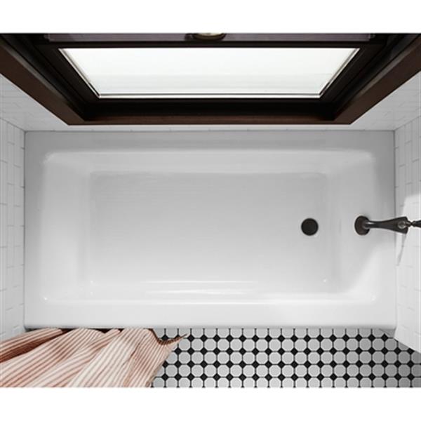 KOHLER 60-in x 32-in Alcove Bath with Integral Apron