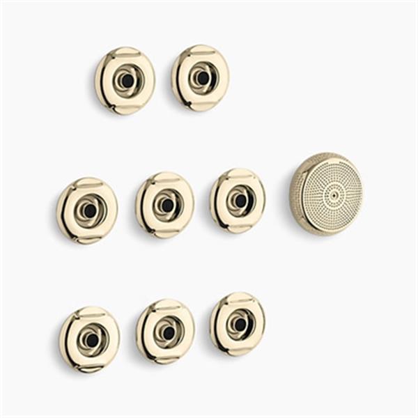 KOHLER 9698 Flexjet Whirlpool Trim Kit with Eight Jets,9