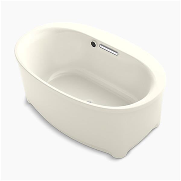 KOHLER 60in x 36in Oval Freestanding Bath with Bask Heated Surface