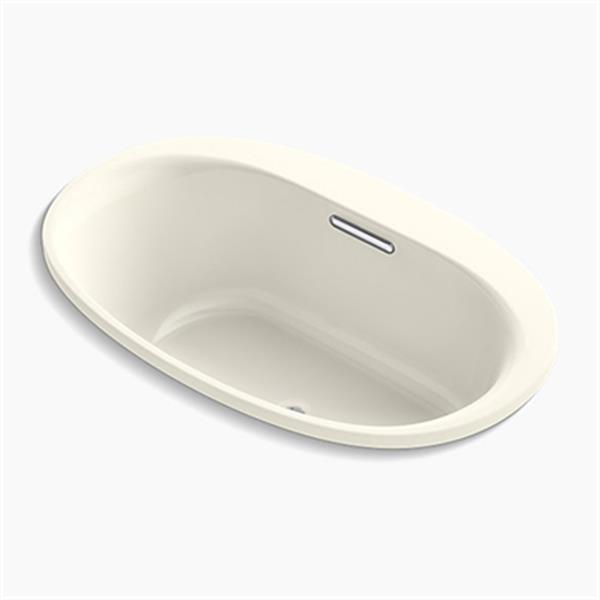 KOHLER 60-in x 36-in Oval Drop-in VibrAcoustic Bath