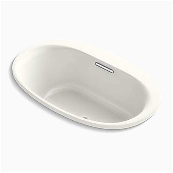 KOHLER 60-in x 36-in Oval Drop-in VibrAcoustic Bath
