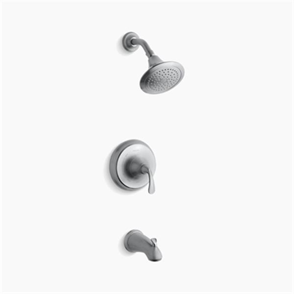 KOHLER Forté Brushed Chrome RiteTemp PressureBalancing Shower Trim