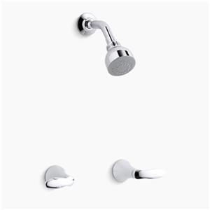 KOHLER Coralais Polished Chrome Shower Faucet Trim Set with Lever Handles