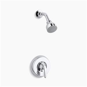 KOHLER Coralais Polished Chrome Shower Trim Set with 1.75 GPM Showerhead