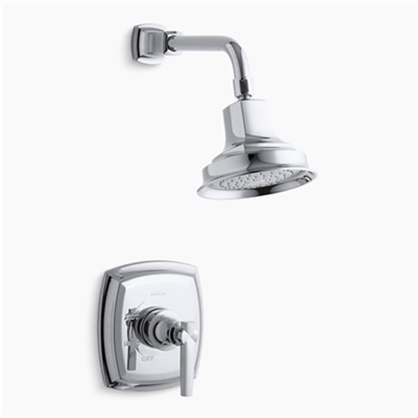 KOHLER Margaux Polished Chrome Rite-Temp Pressure-Balancing Shower Faucet Trim with Lever Handle