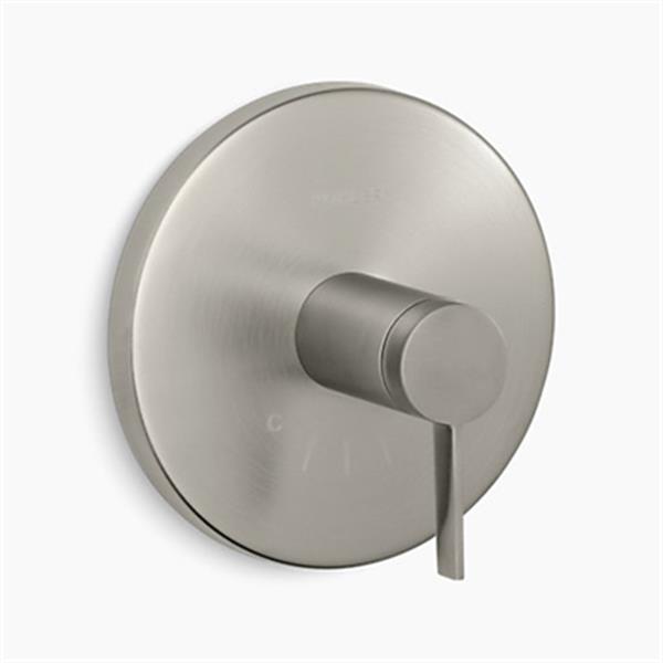 KOHLER Stillness Vibrant Brushed Nickel Thermostatic Valve Trim T10940
