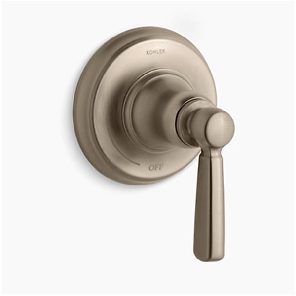 KOHLER Bancroft Vibrant Brushed Bronze Volume Control Trim T10596-4-BV ...