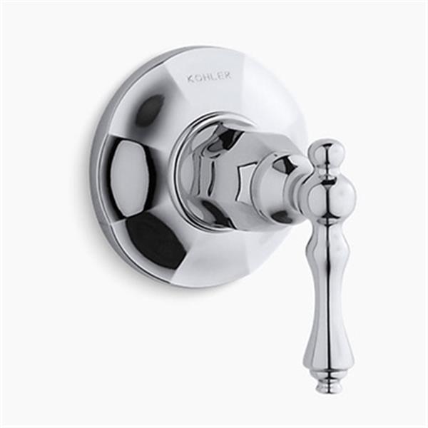 KOHLER Kelston Polished Chrome Lever Handle Transfer Valve Trim