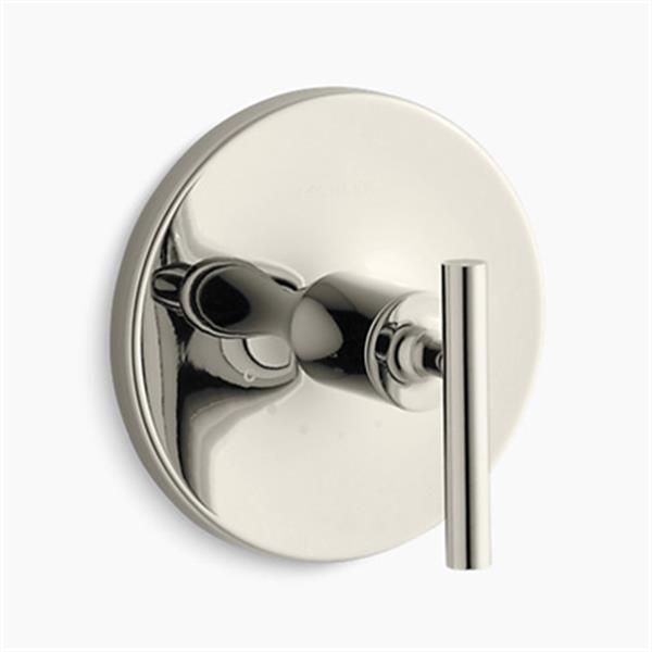 KOHLER Purist Vibrant Polished Nickel Lever Handle Thermostatic Valve