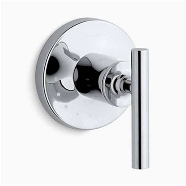 KOHLER Purist Polished Chrome Lever Handle Volume Control Valve