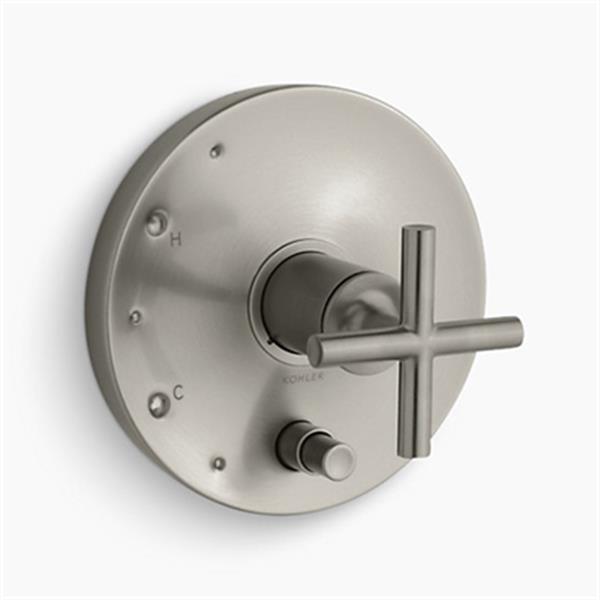 Kohler Purist Badewannen- & Duscharmatur Mit Rite-Temp Druckausgleich - Auslauf 7-3/10,2 Cm, Kreuzgriff