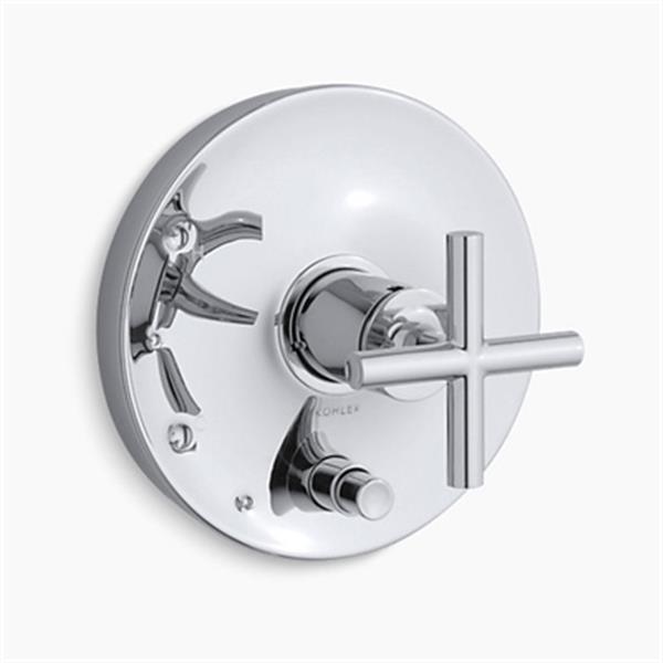 KOHLER Purist Polished Chrome Rite-Temp Pressure-Balancing Valve Trim