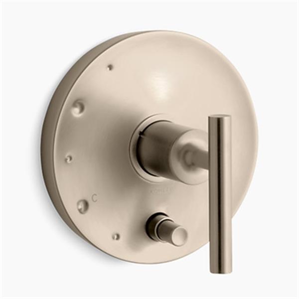 KOHLER Purist Vibrant Brushed Bronze Rite Temp Pressure Balancing Valve   330043762 MainImage 001 L 