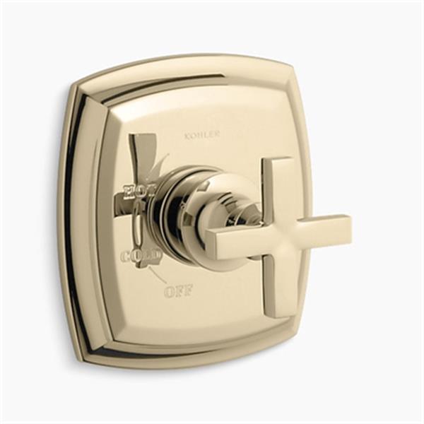 KOHLER Margaux Vibrant French Gold Rite-Temp Pressure-Balancing  Valve Faucet Trim