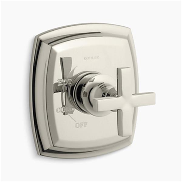 KOHLER Margaux Vibrant Polished Nickel Rite-Temp Pressure-Balancing  Valve Faucet Trim