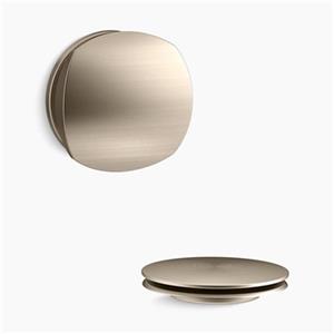 KOHLER PureFlo Rotary Turn Bath Drain Trim (Brushed Bronze)