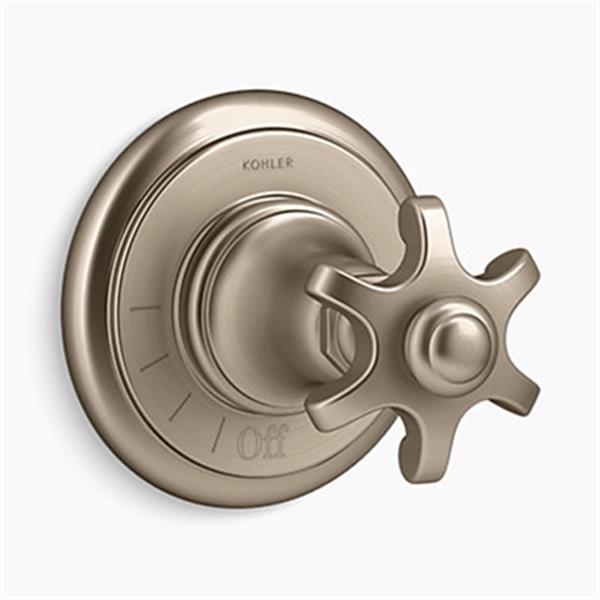 KOHLER Artifacts Vibrant Brushed Bronze Volume Control Valve Trim