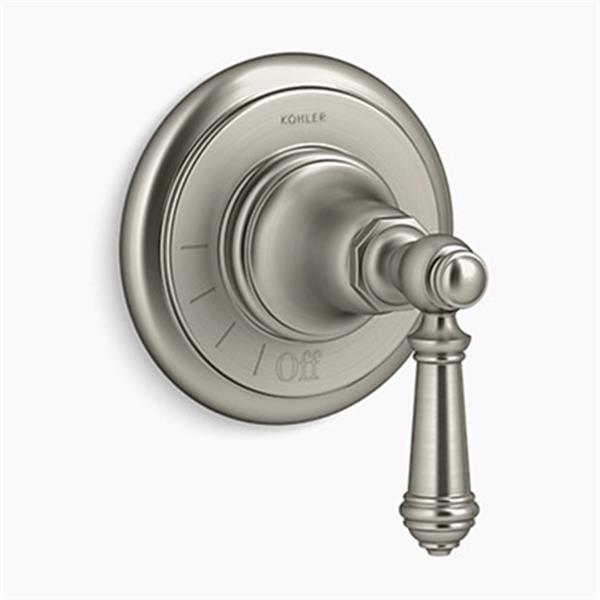 KOHLER Artifacts Vibrant Brushed Nickel Volume Control Valve Trim