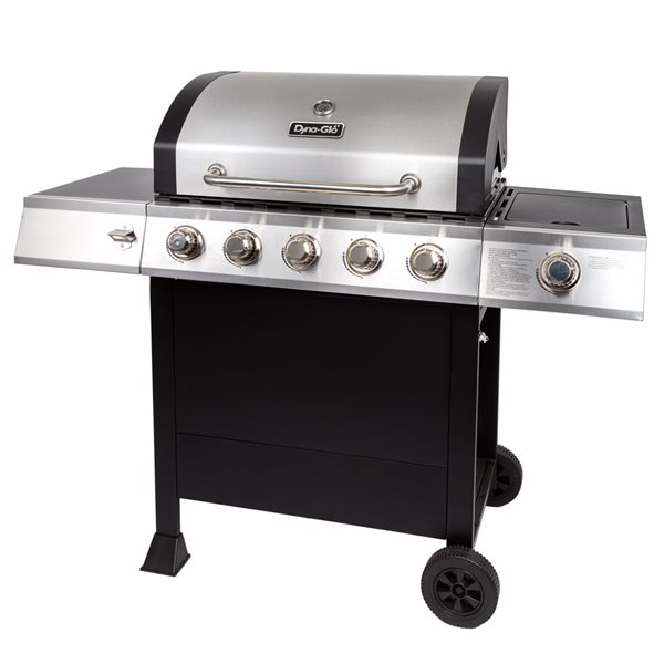 Dyna-Glo 5-Burner Propane Gas Grill in Matte Black with TriVantage  Multifunctional Cooking System DGH474CRP - The Home Depot