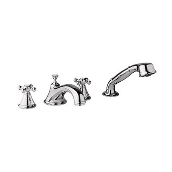 Grohe Seabury 8-in Sterling Faucet Roman Tub Filler