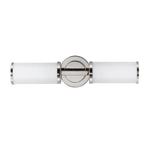 Feiss Industrial Revolution Collection Polished Nickel 2-Light Wall Sconce