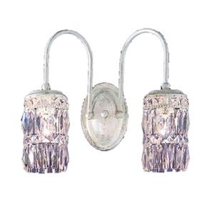 Classic Lighting Cascade Collection English Bronze Amethyst 2-Light Wall Sconce