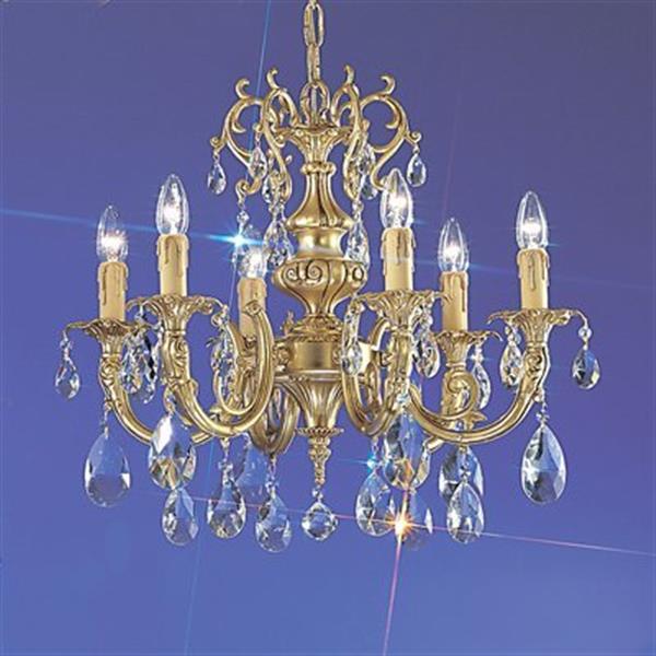 Classic Lighting 6-Light Princeton Chandelier,5706 SBB C