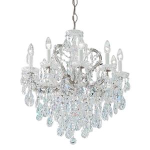 Classic Lighting Maria Theresa 25-in Chrome 10-Light Chandelier