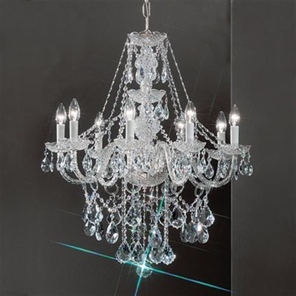 Classic Lighting Monticello Collection 27-in x 30-in Chrome