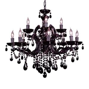 Classic Lighting Rialto Traditional Collection 28-in x 27-in Chrome Swarovski Strass 12-Light Chandelier