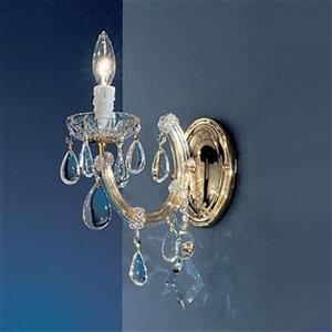 Classic Lighting Rialto Contemporary Gold Plated 1-Light Wall Sconce