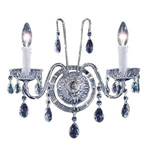 Classic Lighting Daniele English Bronze Crystalique 2-Light Upgrade Wall Sconce