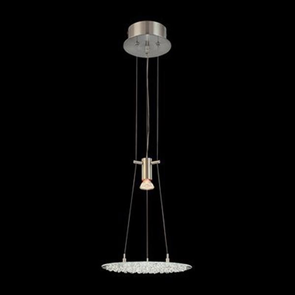 Classic Lighting Crystal Lake Satin Nickel Large Pendant Light RONA