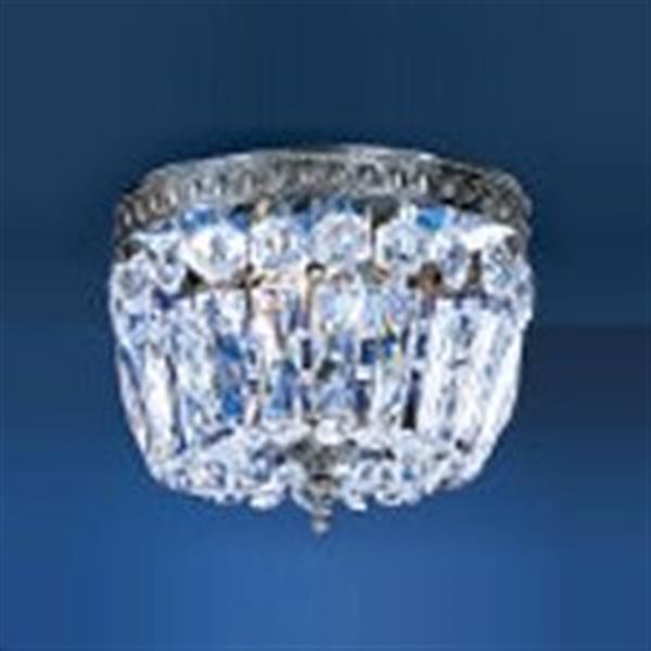 Classic Lighting Millennium Silver Crystal Baskets Flush Mount Ceiling Light RONA