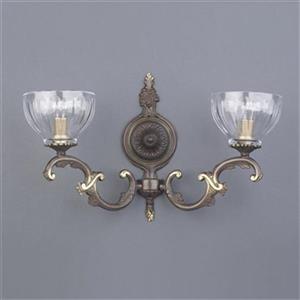 Classic Lighting 2 Light Warsaw Roman Bronze Wall Sconce