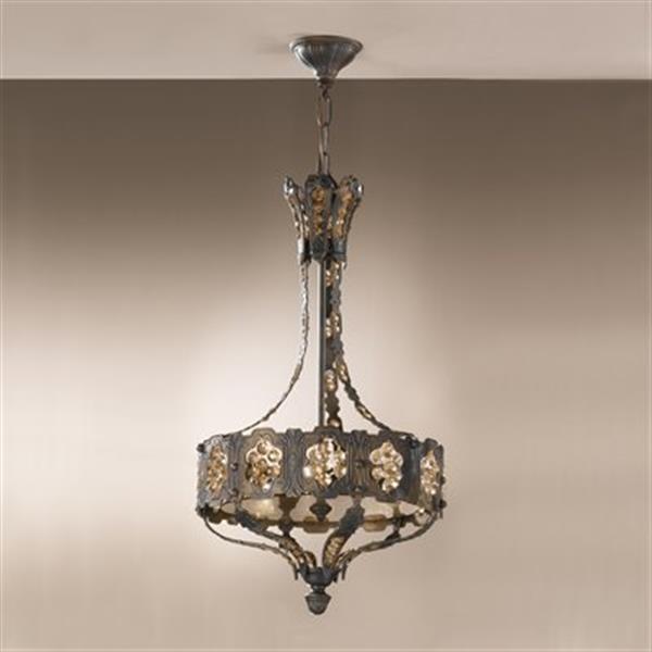Classic Lighting 3-Light Castillio Bronce Aged Bronze Large Pendant