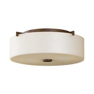 Feiss 2-Light Corinthian Bronze Sunset Drive Flush Mount Ceiling Light