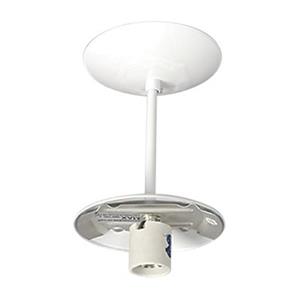 Galaxy White Semi Flush Ceiling Light