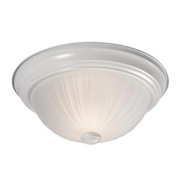 Galaxy 2-Light White Flush Mount Ceiling Light