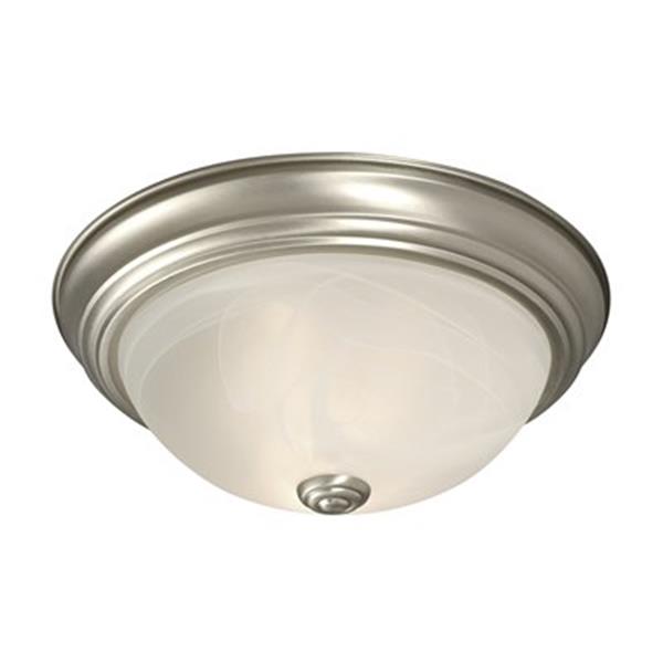 Galaxy 2-Light Pewter Flush Mount Ceiling Light