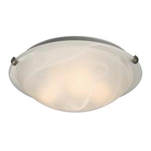 Galaxy 3-Light Pewter Ofelia Flush Mount Ceiling Light