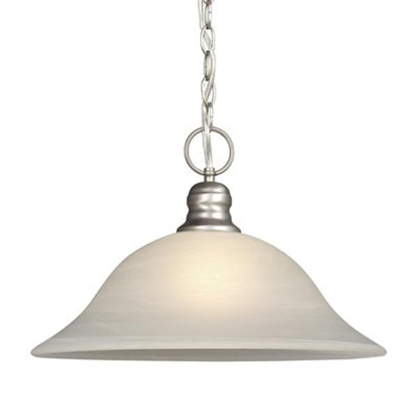 Galaxy Pewter Chain Hung Large Pendant Light