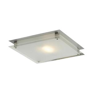 Amlite Lighting 2-Light Brushed Nickel Broadway Flush Mount Ceiling Light