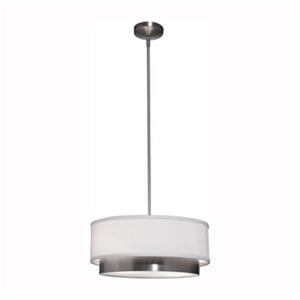 Steven & Chris by Artcraft Scandia Brushed Nickel Large Pendant Light - Brushed Nickel