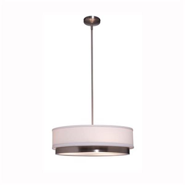 Steven & Chris by Artcraft Scandia Brushed Nickel Large Pendant Light - Brushed Nickel