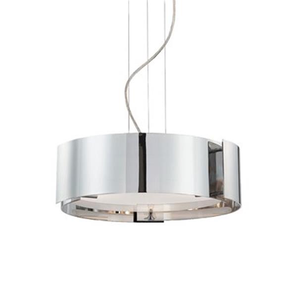 Eurofase 3-Light Dervish Satin Nickel Large Pendant Light