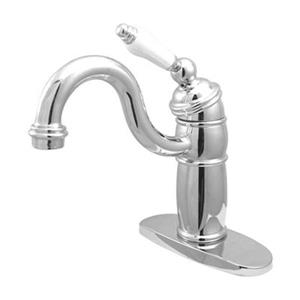 Elements of Design Hot Springs Chrome Without Pop-Up Rod Bar Faucet