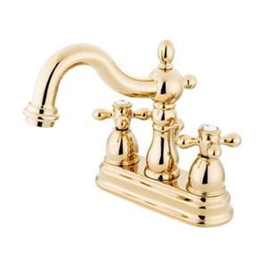 Elements of Design New Orleans 6.31-in Polished Brass Centerset Faucet