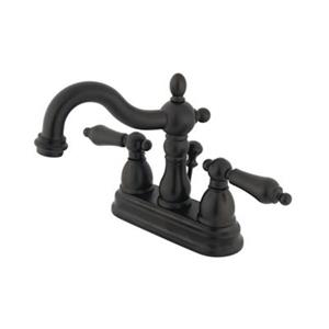 Elements of Design New Orleans 6.31-in Oil Rubbed Bronze Centerset Faucet