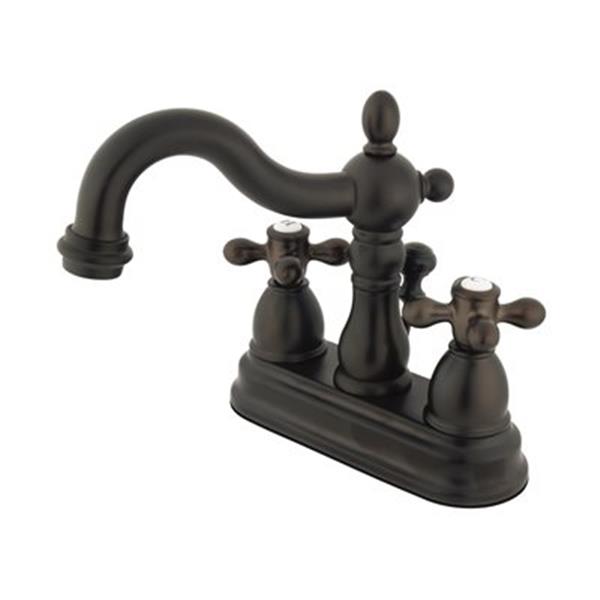 Elements of Design New Orleans 6.31-in Oil Rubbed Bronze Centerset Faucet